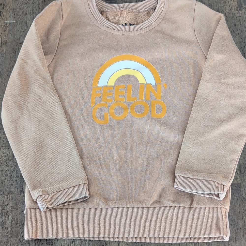 Salty Little Bums Feelin Good Camel Colored Hoodie